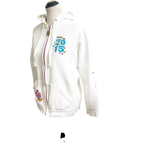 Disney Parks Hoodie Sweatshirt, Size XL 2015 Disneyland Resort Mickey Mouse - Picture 3 of 16